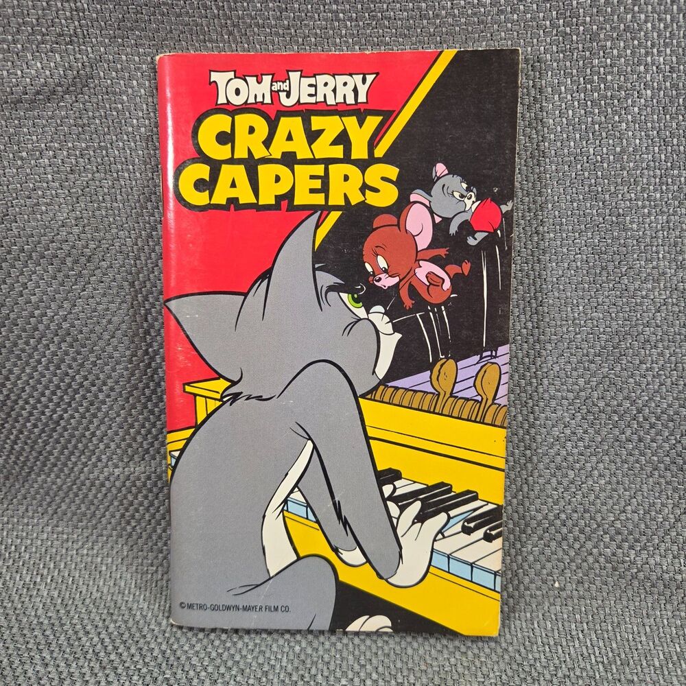 Vintage 1982 Tom and Jerry Crazy Capers Whitman Comic Book Gold Key Paperback